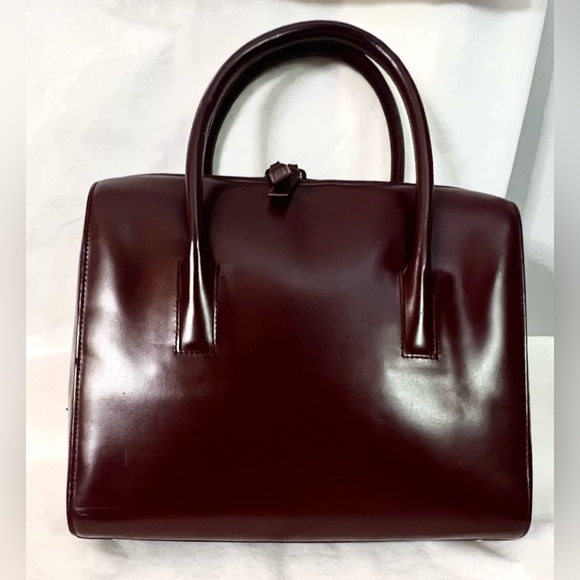 MCM Executive/Work Bag - Burgundy Leather Material - RARE VINTAGE - Picture 6 of 13